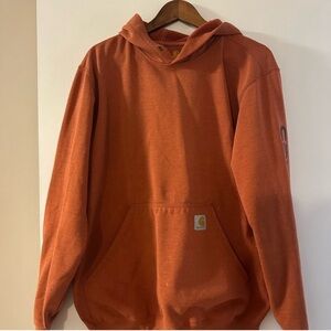 Carhartt Men's Rust Hoodie Sweater